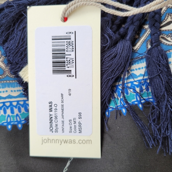 Johnny Was Japanese Scarf - Picture 2 of 10